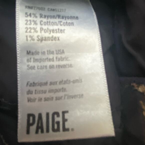 PAIGE Woman’s Size 28 And 29 Jeans Lot Of Two Dark Wash Low Rise Jeans - Picture 5 of 8